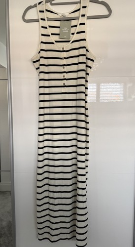 Ladies cream black striped - cream/black,