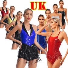 UK Women Sequin Latin Dance