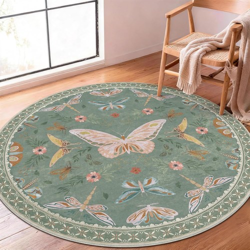 Soanny round rug living - round,