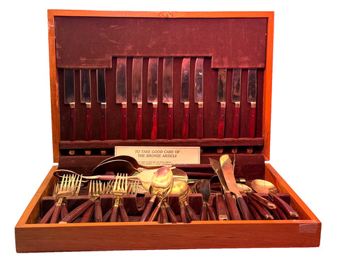 Vintage cutlery set - cutlery,
