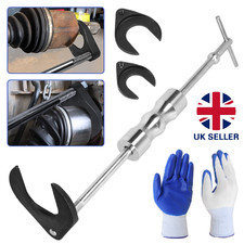Inner CV Axle Puller Slide Hammer Removal Tool with 2x CV Joint Puller Adapter