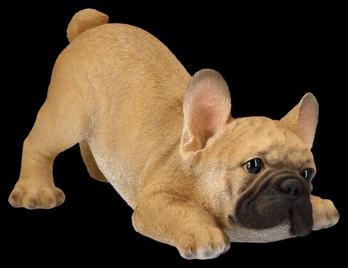 Dog figurine french bulldog - -,