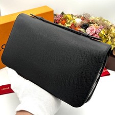 Louis Vuitton Taiga Zippy XL Black Long Wallet with Large Capacity M44275 Japan