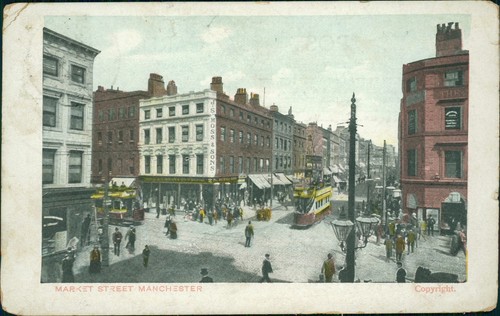 Manchester market street 1905 - manchester,