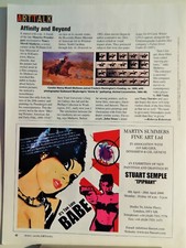 STUART SEMPLE ART PIECE VTG ORIG  2006 ADVERTISEMENT