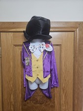 Brand New - Boys Willy Wonka fancy dress - Age 3/5