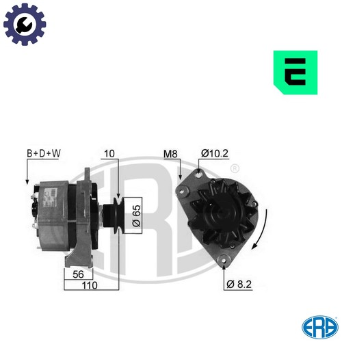 Alternator 210339a for audi - alternator,