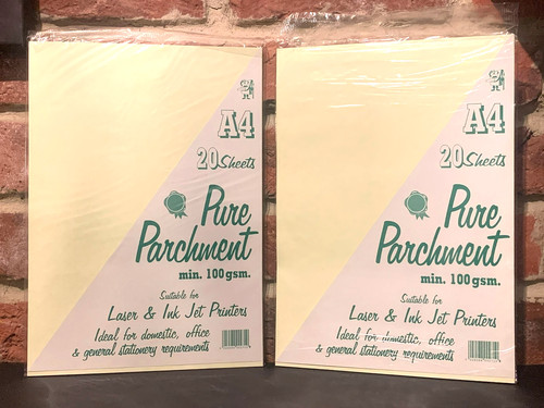 Sheets pure parchment - a4,