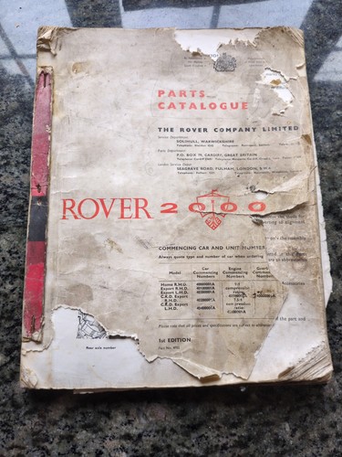 Rover 2000 1st edition - 1st,
