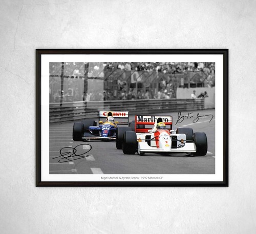 Nigel mansell ayrton senna - nigel, &