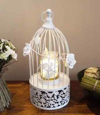 Floral Bird Cage Candle Holder