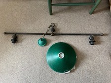 Pool Table Lighting 2 Shades & Bar Green