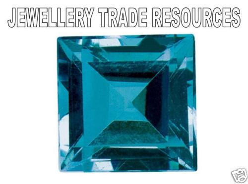 Natural london blue topaz 3mm - natural,