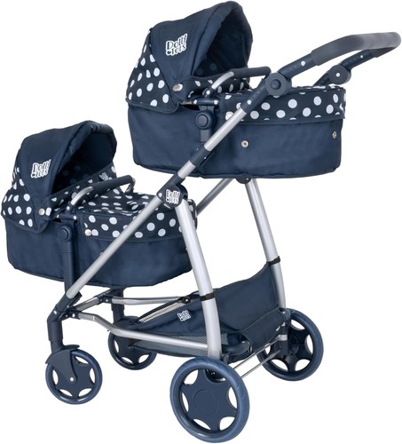 Twin dolls pram double - dolls,