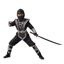Ninja Costumes Kids Scream Boys Halloween Cosplay Fancy Dress 3-4 Years Old+ Toy