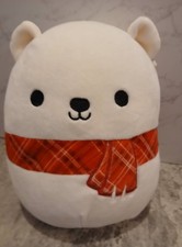 Adopt a plush - Squishmellow polar bear cuddly soft toy , 8 inches