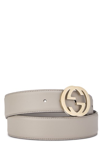 Gucci grey leather - grey,