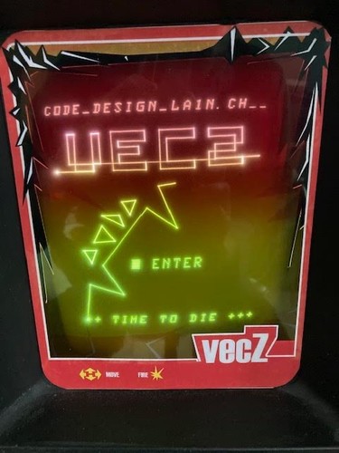 Vectrex vecz homebrew game - vectrex,