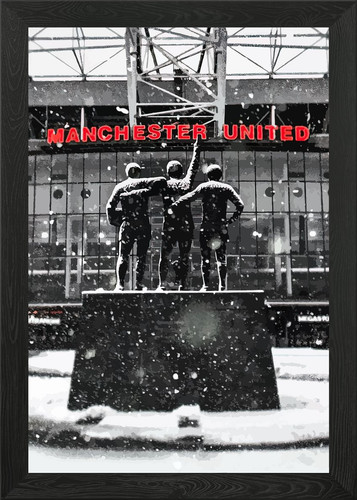 Manchester united statue - united,