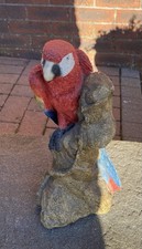 Vintage - Animal Classics (USA) Parrot, Scarlet Macaw. Heavy, Perhaps Stone
