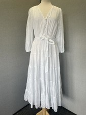 Women’s White Summer Midi