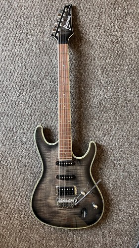 Ibanez sas36fm grey flame made - sas36fm,