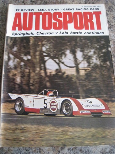 Autosport magazine dec 1971 - magazine, f2