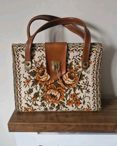 Vintage floral tapestry - floral,