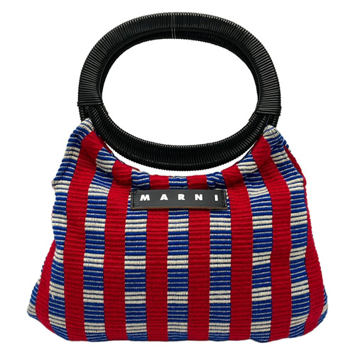 Marni boat bag blue red - bag,