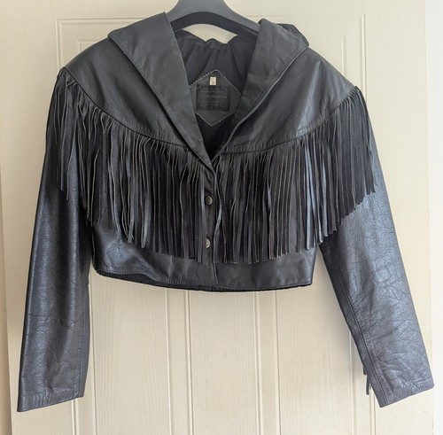 Vintage fringed leather - vintage,
