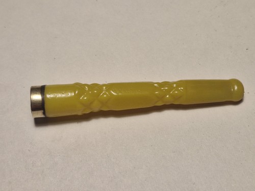 Yellow glass cheroot - yellow,