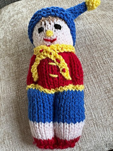 Hand knitted noddy comfort - knitted,