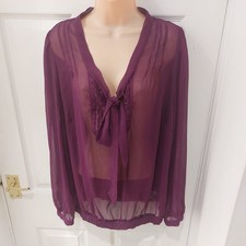 M&S Mulberry purple Blouse