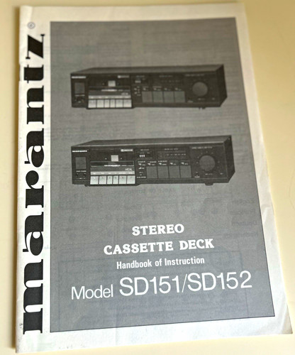 Marantz sd151 black stereo - marantz,