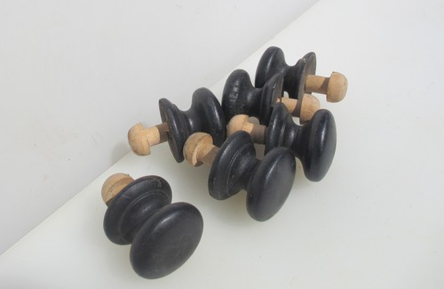 Vintage wooden dresser knobs - vintage,