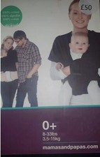 **Mamas And Papas Flex Baby/infant Toddler Carrier/sling 3.5-15kg RRP £50**