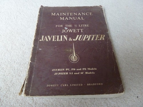 Jowett litre javelin pc - jowett, (pc