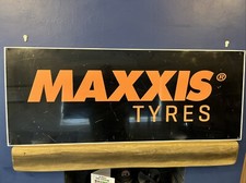 Original Maxxis Tyres Advertising Retail Sign. Garage. Man Cave. 120cm x 50cm.