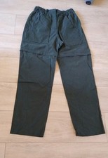 Ladies Size 10 Peter Storm Adjustable Walking Trousers Green Hiking Trousers