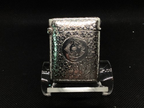 Stirling silver vesta case - stirling,