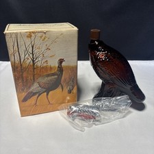 Wild Turkey Avon NOS After Shave EMPTY w/ OG Box Turkey Head Topper Unopened