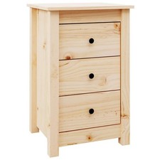1/2x Solid Wood Pine Bedside