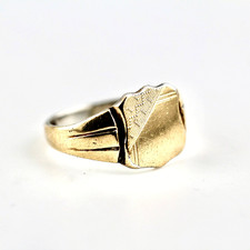 Men's Vintage 9ct Gold & 925