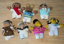 7 x Wombles Plush Soft Toy McDonald’s Happy Meal 1999 Vintage Collectable