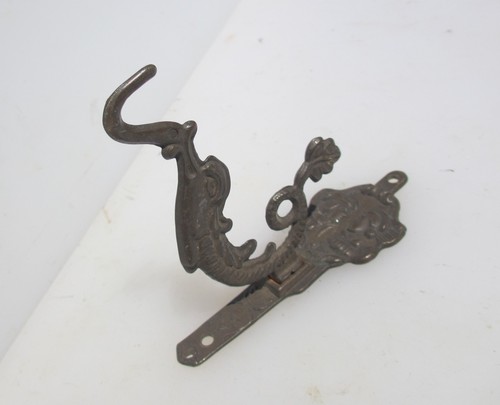 Vintage brass hook gong - vintage, hanger