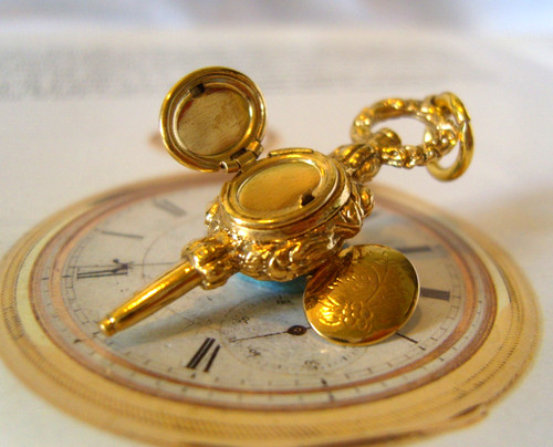 Pocket watch chain - chain, photographs