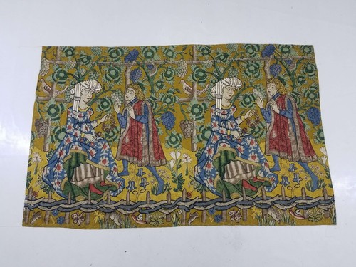 Vintage french medieval scene - french,