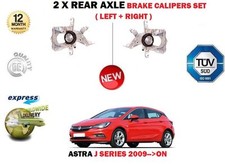 FOR OPEL VAUXHALL ASTRA J SERIES MARK 6 2009- 2X REAR LEFT RIGHT BRAKE CALIPER