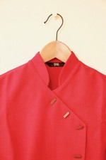 Simon Jersey - Asymmetrical Red Tunic - Size 06