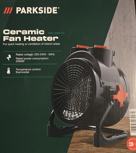 Parkside ceramic fan heater - ceramic,